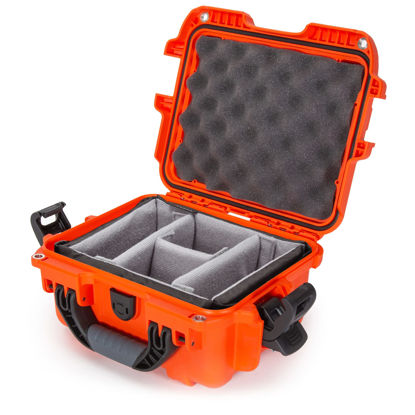 Picture of Nanuk 905 Waterproof Hard Case with Padded Dividers - Orange (905-2003)