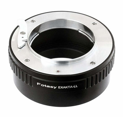 Picture of Fotasy Exakta Lens to L Mount Adapter, Copper, Exakta L Adapter, Compatible with Exakta/Auto Topcon Lense Panasonic S1 S1H S1R S4 S5 Leica SL SL2 TL2 TL Leica T Sigma fp fp L Mirrorless Camera