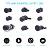 Picture of KUVRD - Universal Lens Cap, Version 1 - Fits 99% DSLR Lenses, Element Proof, Lifetime Coverage, 8-Pack