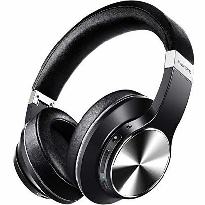 Picture of Hybrid Active Noise Cancelling Headphones, VANKYO C751 Over Ear Wireless Bluetooth Headphones with CVC 8.0 Mic, Deep Bass, Hi-Fi Sound, 30H Playtime Headset for Adults, TV, Online Class, Home Office