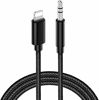 Picture of Aux Cord for iPhone for iPhone X/XS/11/11 Pro/11 Pro Max/8/8Plus/7/7Plus Aux Cable for Car 3.5mm Aux Cable Premium Auxiliary Audio to Car Stereo/Speaker/Headphone Adapter Support All iOS System Black