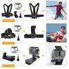 Picture of Kupton Accessories Kit Bundle Compatible with GoPro HERO9 Black, Waterproof Housing Case + Dive Filters + Lens Cover + Head Chest Strap + Bike Mount + Floating Grip Accessory Compatible with Hero 9