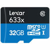 Picture of Lexar High-Performance 633x 32GB MicroSDHC UHS-I Memory Card with SD Adapter LSDMI32GBBNL633A Bundle w/Deco Gear Accessories Kit SD Reader & Case + LCD Screen Covers + Microfiber Cloth & More