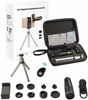 Picture of Cyclotronix Professional Photography Phone Lens Kit 6 in 1, 22X Telephoto Lens, Blue Tooth Remote Control Shutter, 205° Fisheye Lens, 120° Wide Angle Lens & 25X Macro Lens