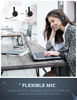 Picture of USB Headset with Noise Cancelling Microphone, Stereo PC Headset with Inline Control & Mute Function, Wired Headphones with Boom Mic for Call Center, Skype, Zoom, Comfortable Fit for Home Office