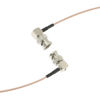 Picture of Alvin's Cables Blackmagic RG179 Coaxial BNC Right Angle Male to Male Cable for BMCC Video Camera 30CM