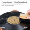 Picture of Jancane Vinyl Record Cleaner Kit, 4-in-1 Record Cleaner Kit for Vinyl Records Albums-Includes Soft Velvet Record Brush, Cleaning Liquid and Turntable Stylus Cleaning Gel