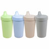 Picture of Re Play 4pk - 10 oz. No Spill Sippy Cups for Baby, Toddler, and Child Feeding in Ice Blue, Leaf, Grey and Sand - BPA Free - Made in USA from Eco Friendly Recycled Milk Jugs - Eco