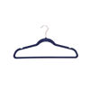 Picture of Amazon Basics Slim, Velvet, Non-Slip Suit Clothes Hangers, Navy Blue/Rose Gold - Pack of 50