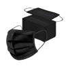 Picture of Black Disposable Safety Mask 3 Layer Protection Face Mask for Adults 50 pcs