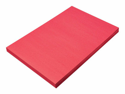 Picture of Prang (Formerly SunWorks) Construction Paper, Holiday Red, 12" x 18", 100 Sheets