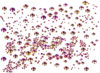 Picture of 5000Pcs Art Nail Rhinestones non Hotfix non-magnetic Glue Fix Round Crystals Glass Flatback for DIY Jewelry Making with one Picking Pen (6-Sizes 5000PCS, Golden Rose)