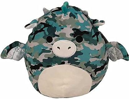 Picture of Squishmallows Official Kellytoy Plush 8 Inch Squishy Soft Plush Toy Animals (Keanu Camo Dragon)