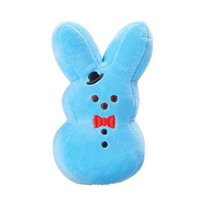 Picture of Peeps Bunny Plush Stuffed Animal Toy Easter Decoration (6 Inch, Blue Bow Tie (Scented))
