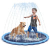 Picture of Jecoo Splash Pad for Kids and Dogs, 67" Extra Large Splash Pad for Toddlers 1-3 and Kids Ages 4-8, Non Slip Thicken Sprinkler Dog Pool Summer Outdoor Water Toys for Backyard