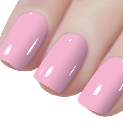 Picture of Vishine Gelpolish Professional UV LED Soak Off Varnish Color Gel Nail Polish Manicure Light Pink Color #1408