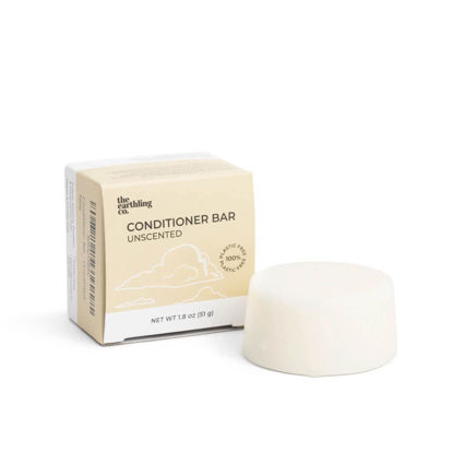 Picture of The Earthling Co. Conditioner Bar - Hair Conditioner Bar for All Hair Types - Paraben, Silicone, and Sulfate Free Bar for Men, Women, and Kids - Plant Based and Low Waste (Unscented)