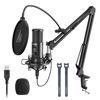 Picture of MAONO USB Microphone, Professional Condenser Computer PC Mic with One-Touch Mute, Gain Control for Podcast, Recording, Gaming, Streaming, Zoom Meeting, Instruments, Studio, YouTube, Discord PM421