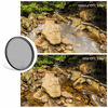 Picture of K&F Concept 72mm Polarizer Filter, CPL Polarizing Filter, Reduce Glare/Better Contrast/Ultra-Slim, for Camera Lens + Cleaning Cloth