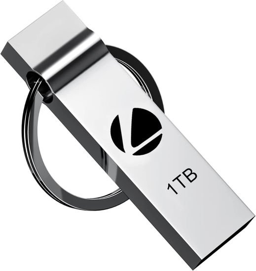 Picture of Lucktiger 1TB USB Flash Drive | Waterproof Large Data Storage USB Memory Stick | High Speed Portable Jump Drive Pen Drive Come with Keychain Flash Drive