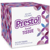 Picture of Amazon Brand - Presto! Ultra-Soft 3-Ply Premium Facial Tissues, 264 Count (4 Packs of 66 Tissues)