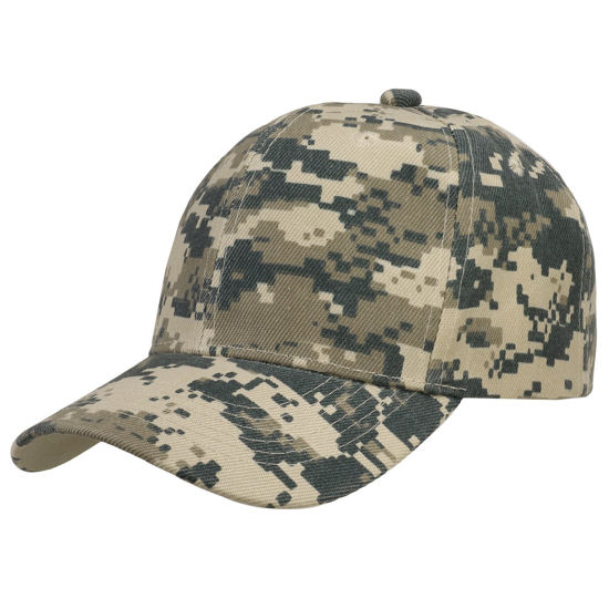 Picture of Falari Baseball Cap Adjustable Size for Running Workouts and Outdoor Activities All Seasons (1pc Digital Camo)