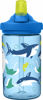 Picture of CamelBak eddy+ 14 oz Kids Water Bottle with Tritan Renew - Straw Top, Leak-Proof When Closed, Sharks and Rays