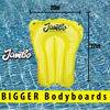 Picture of JAMBO Bodyboards, Inflatable Bodyboards for Water Slides, Pool or Lake | Extra Body Boards Boogie Boards Pool Floats - 3 Pack Replacement Boards