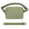 Picture of VOROLO Waist Pack for Running Fanny Pack for Women and Men Crossbody Belt Bag Bum Bag with Adjustable Strap for Sports Khaki Green with rope