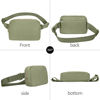 Picture of VOROLO Waist Pack for Running Fanny Pack for Women and Men Crossbody Belt Bag Bum Bag with Adjustable Strap for Sports Khaki Green with rope