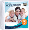 Picture of Utopia Bedding Zippered Mattress Encasement Full - 100% Waterproof and Bed Bug Proof Mattress Protector - Absorbent, Six-Sided Mattress Cover (Pack of 2)