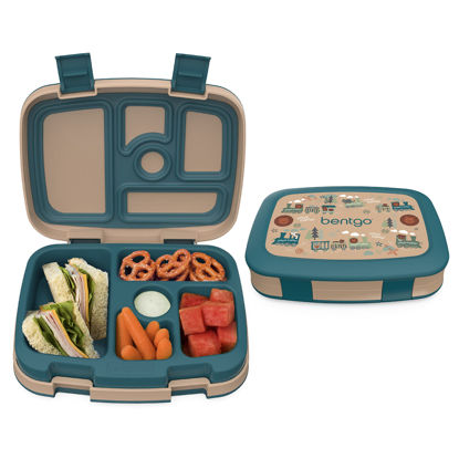 Bentgo Kids Snack - 2 Compartment Leak-Proof Bento-Style Food Storage for  Snacks and Small Meals, Easy-Open Latch, Dishwasher Safe, and BPA-Free -  Ideal for Ages 3+ (Fuchsia/Teal) 