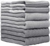 Picture of Premium Kitchen,Hand Towels (20”x 28”, 6 Pack) Large Cotton, Dish, Flat & Terry Towel Highly Absorbent Tea Towels Set with Hanging Loop Gray