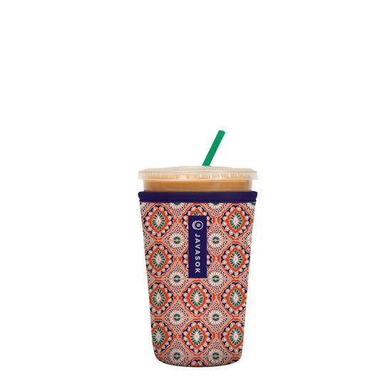 Picture of Sok It Java Sok Iced Coffee & Soda Cup Sleeve Insulated Neoprene Cover (Folklore, Medium: 24-28oz)