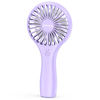 Picture of TriPole Handheld Fan Mini Personal Fan, Portable Battery Operated Fan USB Rechargeable Small Fan for Travel Outdoor Events Wedding Hot Flashes, Purple Lash Fan for Eyelash Extensions