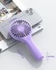 Picture of TriPole Handheld Fan Mini Personal Fan, Portable Battery Operated Fan USB Rechargeable Small Fan for Travel Outdoor Events Wedding Hot Flashes, Purple Lash Fan for Eyelash Extensions