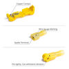 Picture of Wirefy 120 PCS T Tap Wire Connectors - Quick Splice Wire Connectors - Quick Disconnect Wire Taps - Yellow 12-10 AWG