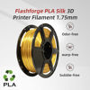 Picture of Flashforge 3D Printer Filament Silk PLA 1.75mm, 3D Printing Filaments 1kg Spool-Dimensional Accuracy +/- 0.02mm, Environmental Friendliness, no Smoke and no Odor (Gold, Silk PLA)