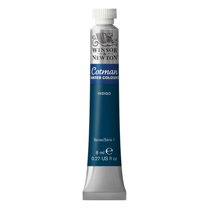 Picture of Winsor & Newton Cotman Watercolor Paint, 8ml (0.27-oz) Tube, Indigo