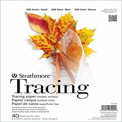 Picture of Strathmore (25-209 STR-025-209 40 Sheet Tracing Pad, 9 by 12", 9"x12", White