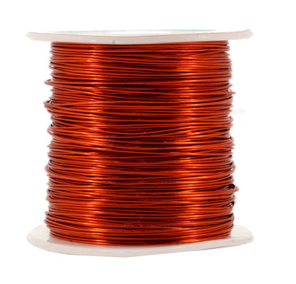 Picture of Mandala Crafts Anodized Aluminum Wire for Sculpting, Armature, Jewelry Making, Gem Metal Wrap, Garden, Colored and Soft, 1 Roll(22 Gauge, Orange)