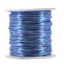 Picture of Mandala Crafts Anodized Aluminum Wire for Sculpting, Armature, Jewelry Making, Gem Metal Wrap, Garden, Colored and Soft, 1 Roll(22 Gauge, Ice Blue)