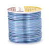 Picture of Mandala Crafts Anodized Aluminum Wire for Sculpting, Armature, Jewelry Making, Gem Metal Wrap, Garden, Colored and Soft, 1 Roll(18 Gauge, Ice Blue)