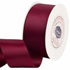 Picture of VATIN 1-1/2 inches Wide Double Faced Polyester Burgundy/Maroon Satin Ribbon Continuous Ribbon -25 Yard, Perfect for Wedding, Gift Wrapping, Bow Making & Other Projects