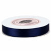 Picture of VATIN 5/8 inch Double Faced Polyester Navy Blue Satin Ribbon -Continuous 25 Yard Spool, Perfect for Wedding Decor, Wreath, Baby Shower,Gift Package Wrapping and Other Projects