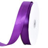 Picture of TONIFUL 1 Inch x 100yds Purple Satin Ribbon, Thin Solid Color Satin Ribbon for Gift Wrapping, Crafts, Hair Bows Making, Wedding Party Decoration, Invitation Cards, Floral Bouquets, Christmas