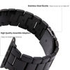 Picture of HOPO Compatible With Apple Watch Band 38mm 40mm 42mm 44mm Thin Light Resin Strap Bracelet With Stainless Steel Buckle Replacement For iWatch Series 8 7 6 5 4 3 2 1 SE (Black/Black,42/44/45/49mm)