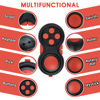 Picture of WTYCD The Original Fidget Retro: The Rubberized Classic Controller Game Pad Fidget Focus Toy with 8-Fidget Functions and Lanyard - Perfect for Relieving Stress (Red/Original Version)