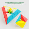 Picture of Speed Cube Pyramid,Jurnwey 3x3x3 Stickerless Frosted Triangle Puzzle Magic Cube