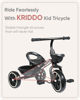 Picture of KRIDDO Kids Tricycles Age 24 Month to 4 Years, Trike for 2.5 to 5 Year Old, Gift Tricycles for 2-4 Year Olds, Trikes for Toddlers, Black